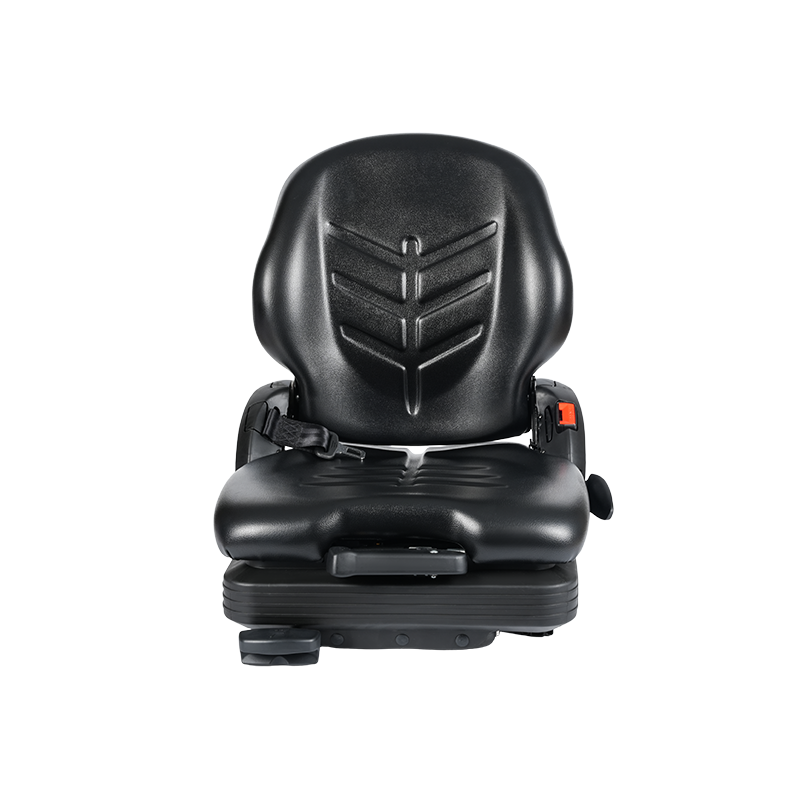 صندلی تعلیق مکانیکی جایگزین وینیل BF16 برای تجهیزات لیفتراک جابجایی مواد - مشکی با EN13490 IT1+IT2