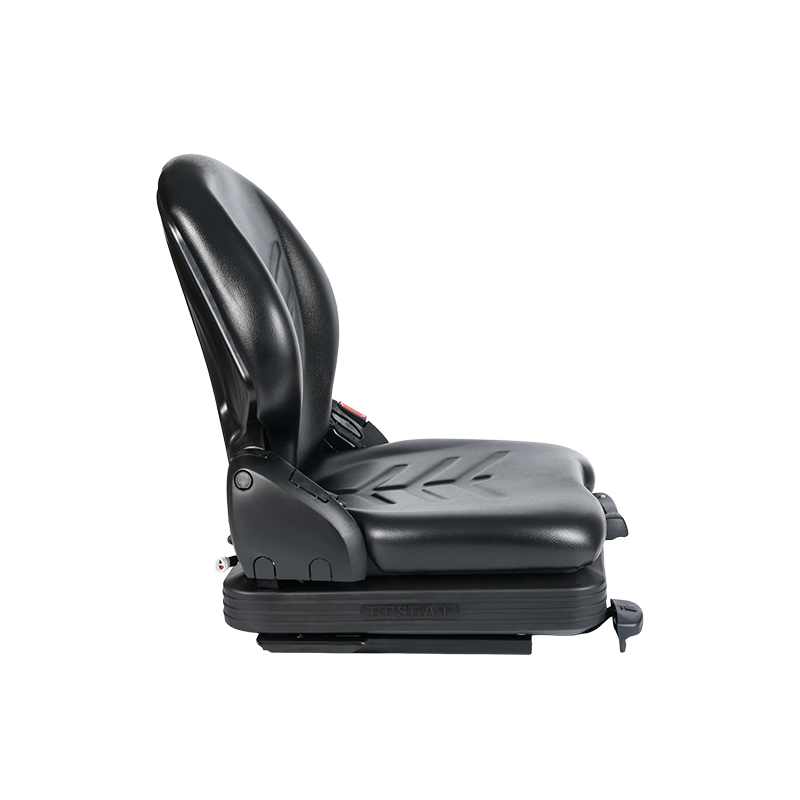 صندلی تعلیق مکانیکی جایگزین وینیل BF16 برای تجهیزات لیفتراک جابجایی مواد - مشکی با EN13490 IT1+IT2