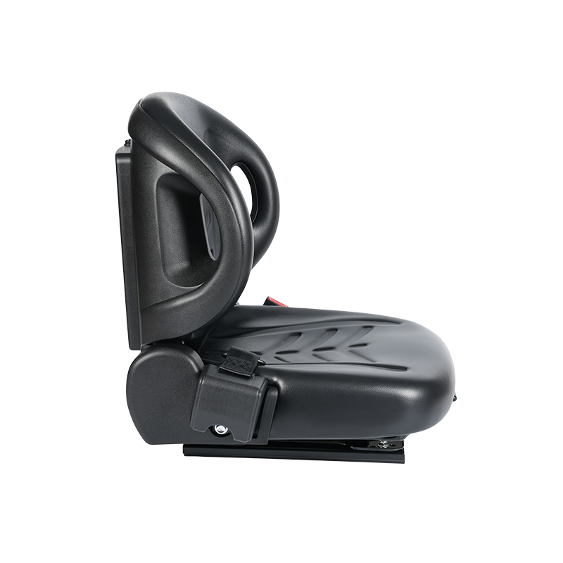 صندلی اپراتور استاکر برقی یونیورسا BF2-2 - پارچه PVC با روکش سیاه 4 جهته ضد آب با سوئیچ سنسور OPS و پشتی قابل تنظیم سازگار با هانگچا، تویوتا