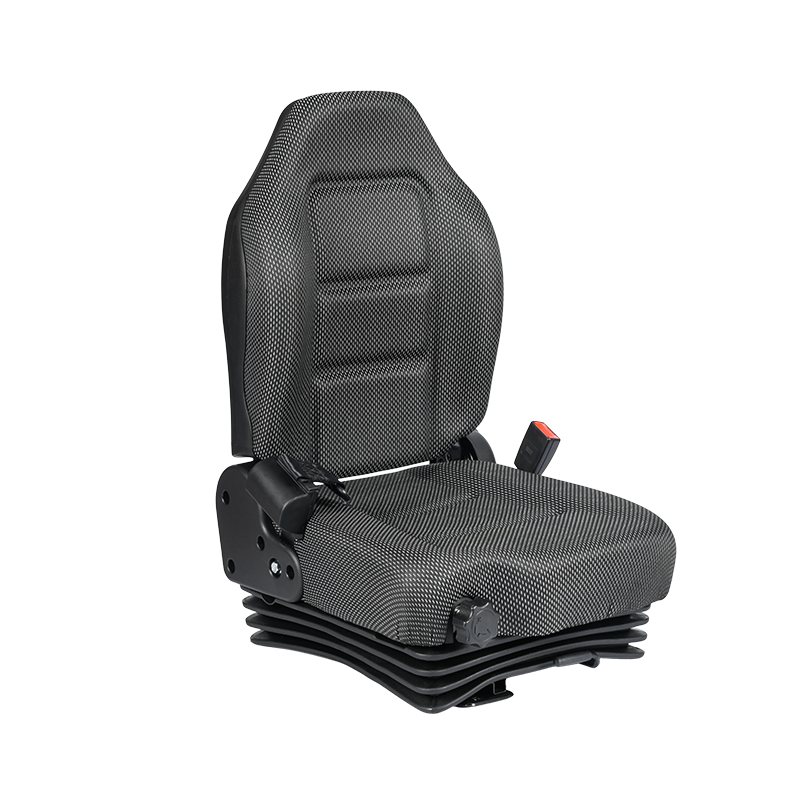 صندلی کامیون BF6-3 EN13490 IT1 با کمربند ایمنی جمع شونده و سوئیچ جذب ضربه و OPS برای لیفتراک های باتری لیتیومی سازگار با Hyster, Jungheinrich