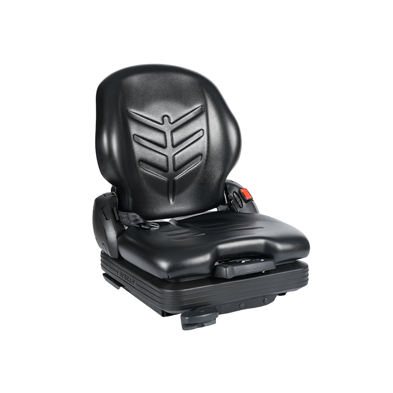 صندلی تعلیق مکانیکی جایگزین وینیل BF16 برای تجهیزات لیفتراک جابجایی مواد - مشکی با EN13490 IT1+IT2