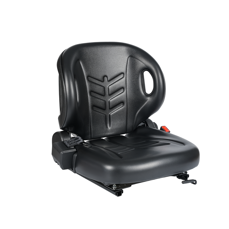 صندلی اپراتور استاکر برقی یونیورسا BF2-2 - پارچه PVC با روکش سیاه 4 جهته ضد آب با سوئیچ سنسور OPS و پشتی قابل تنظیم سازگار با هانگچا، تویوتا