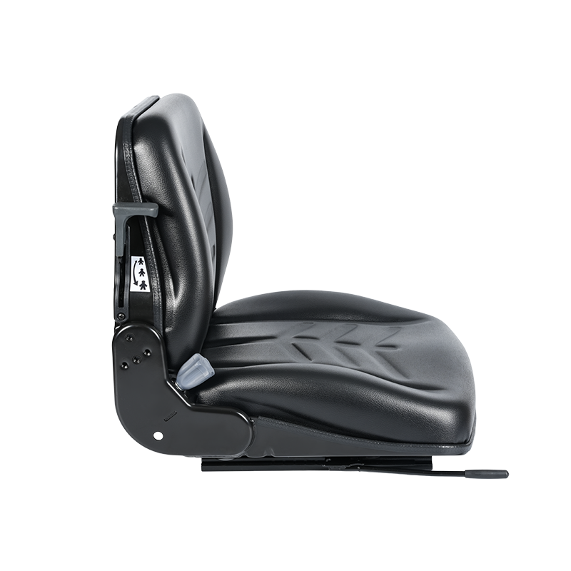 صندلی نیمه تعلیق قابل اعتماد BF8-4 برای تراکتورهای یدک کش فرودگاه با سیستم تعلیق مکانیکی و پشتی 15 درجه